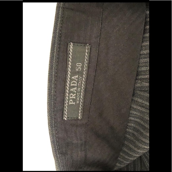 Prada Italian Size 50 Dark Grey - Picture 2 of 2